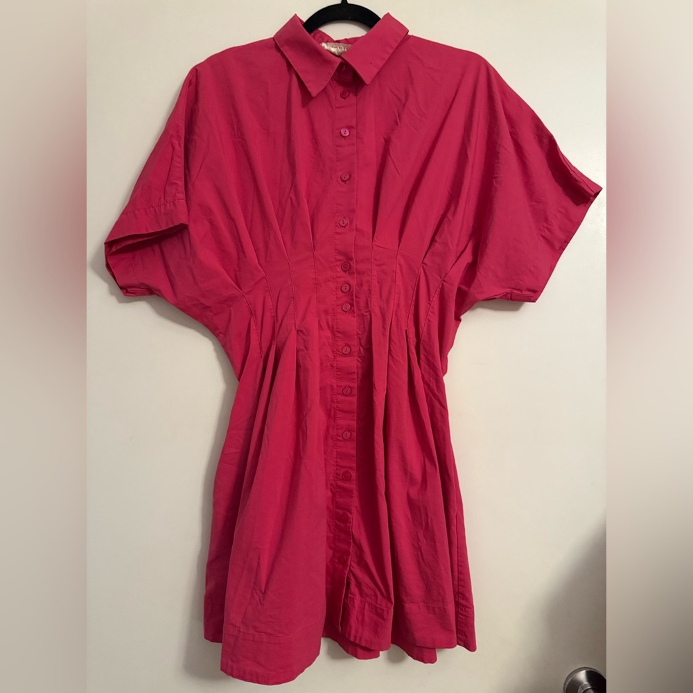 The Tobie Mini Shirt Dress by Exquise size L